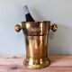 Vintage brass ice bucket