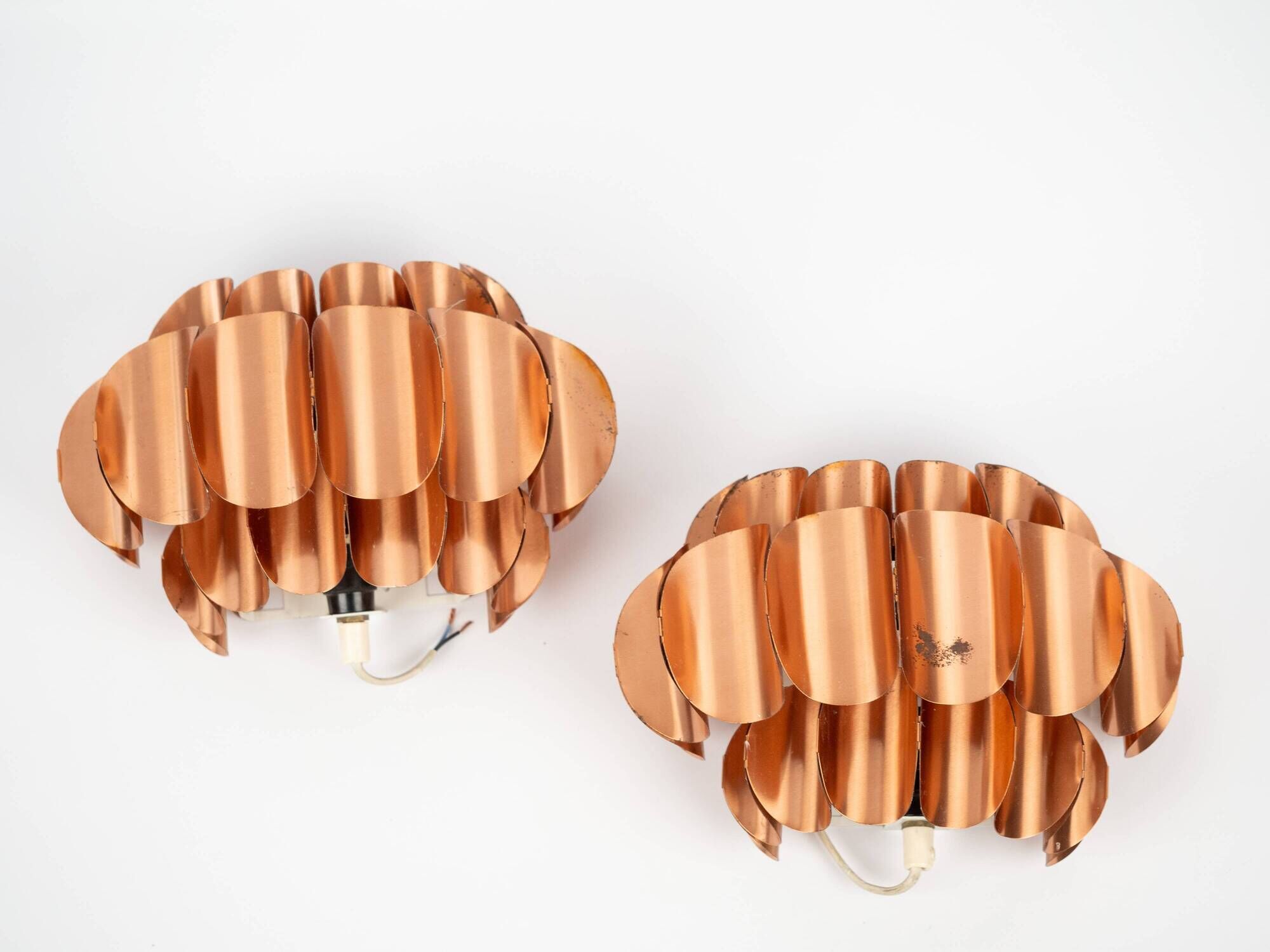 Paire d'appliques vintage de Thorsten Orrling, Hans-Agne Jakobsson, 1960