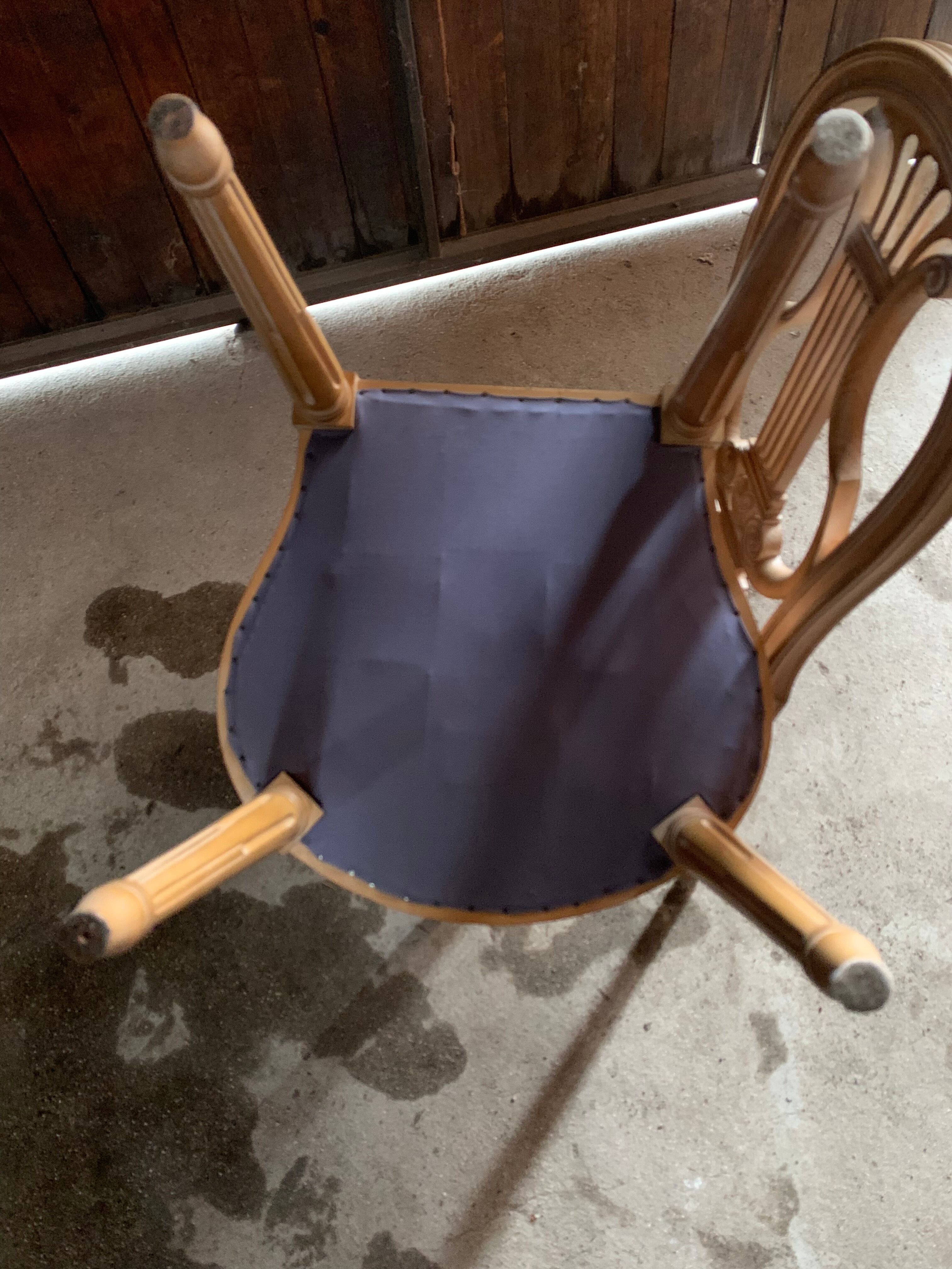 Pair of Louis XVI chairs