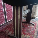 Solid pine bistro table with sanded top, 50s