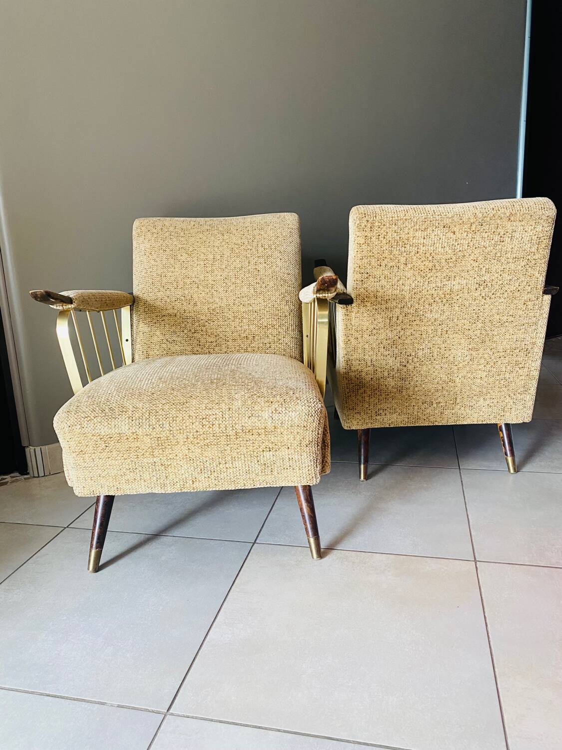 Pair of vintage armchairs