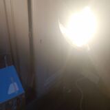 Vintage gold cone lamp