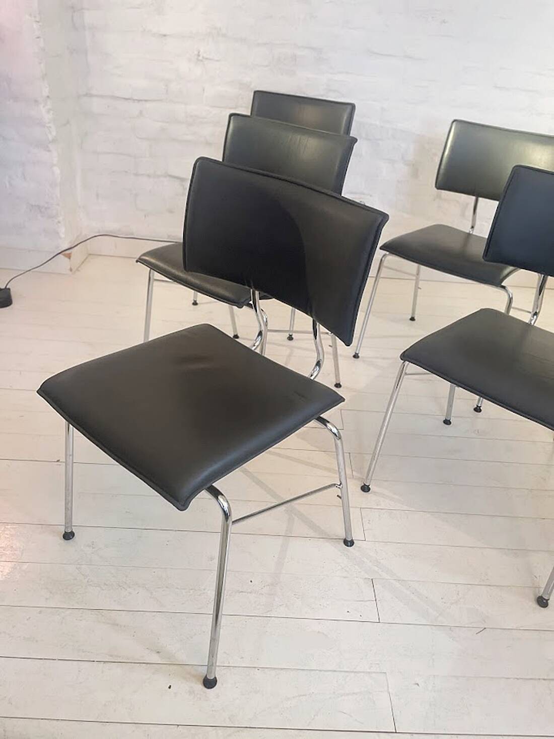 Sparta Leather Chair by Christoph Hindermann for Dietiker 1990s