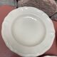 Set of 4 ivory gadroon soup plates Digoin Sarreguemines