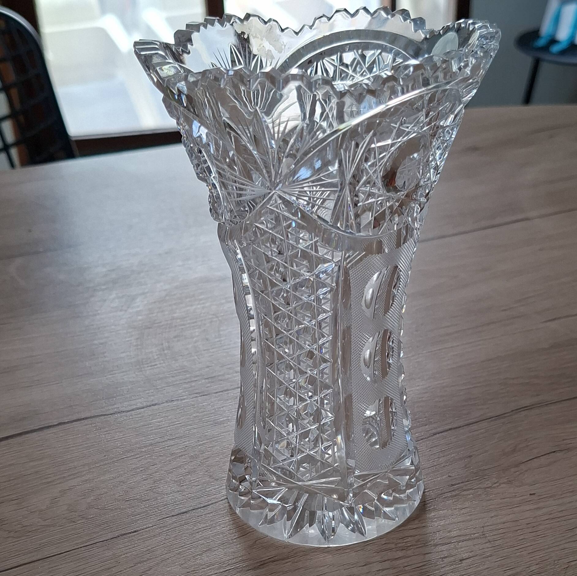 Vase cristal de Bohême