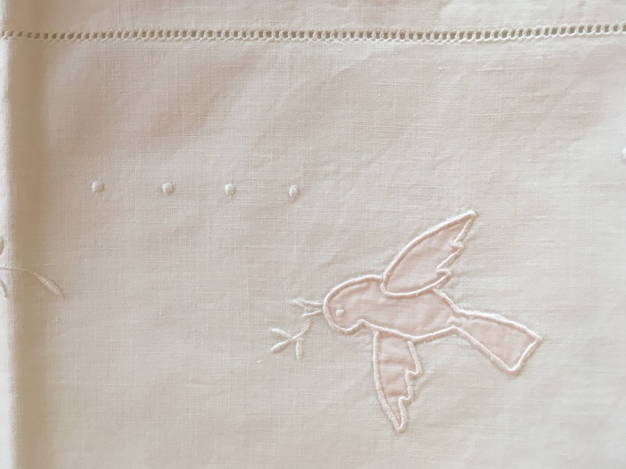 Vintage baby sheet.