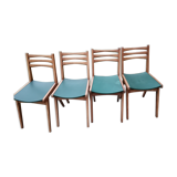 Suite de 4 chaises vintage