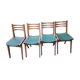 Suite de 4 chaises vintage