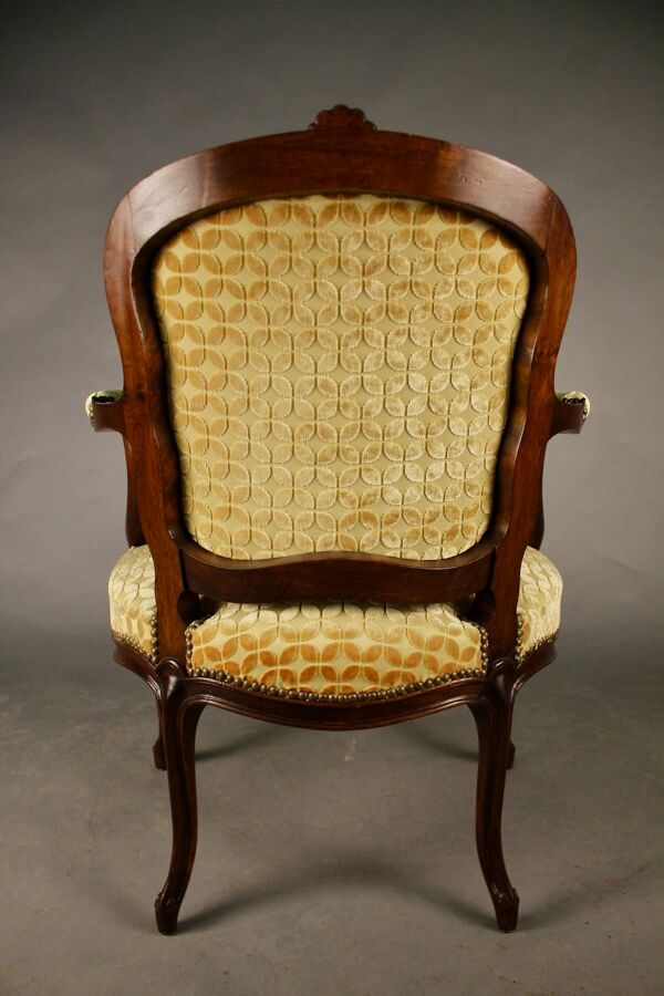 Fauteuil cabriolet de style Louis XV, XlXème