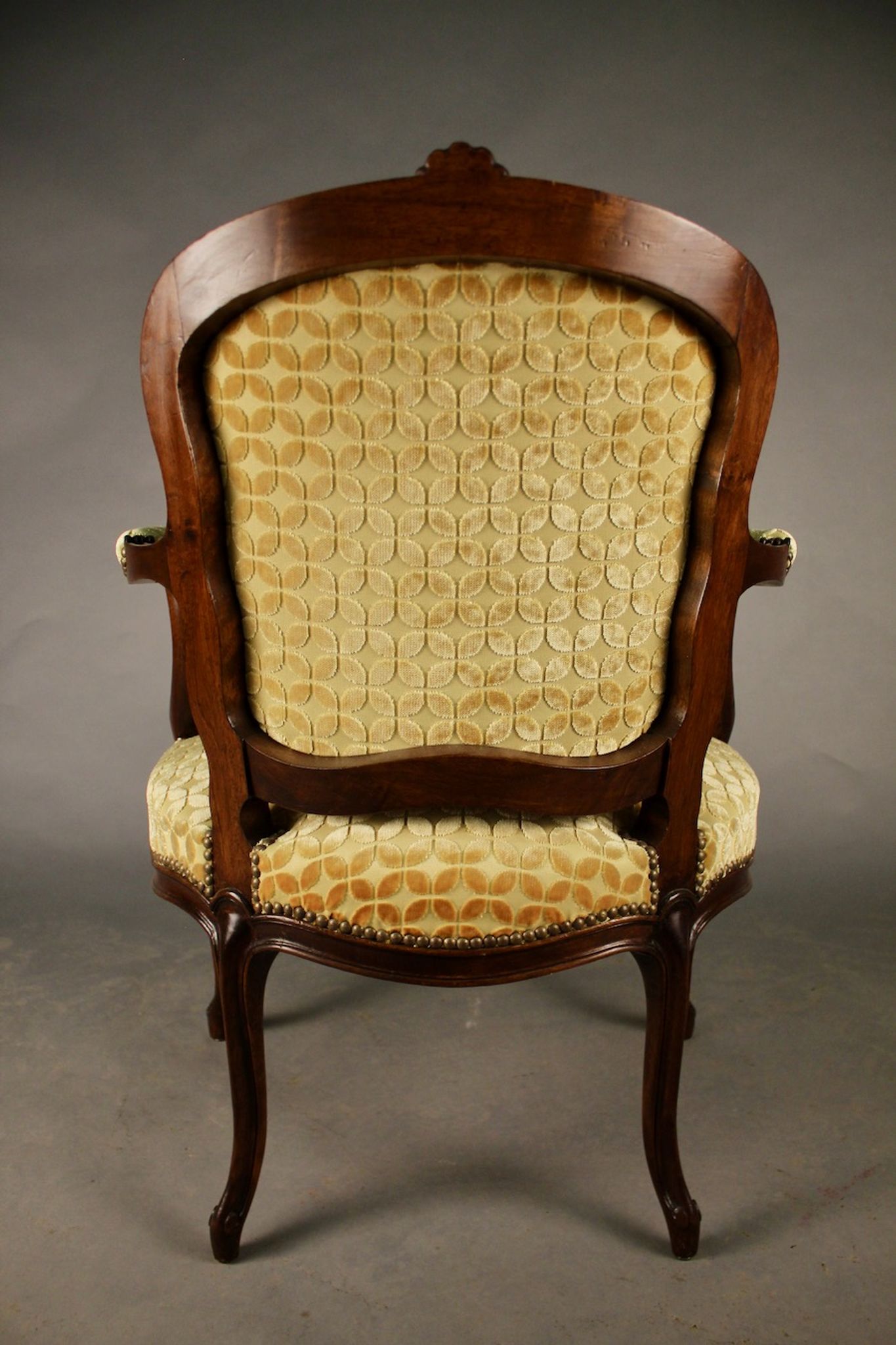 Louis XV style convertible armchair, XlXth century