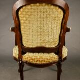 Fauteuil cabriolet de style Louis XV, XlXème