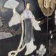 Lacquered Chinese cabinet (flowers, birds, women)