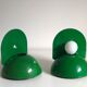 Green Buco sconce by Claudio Dini edited by Artemide, 1974
