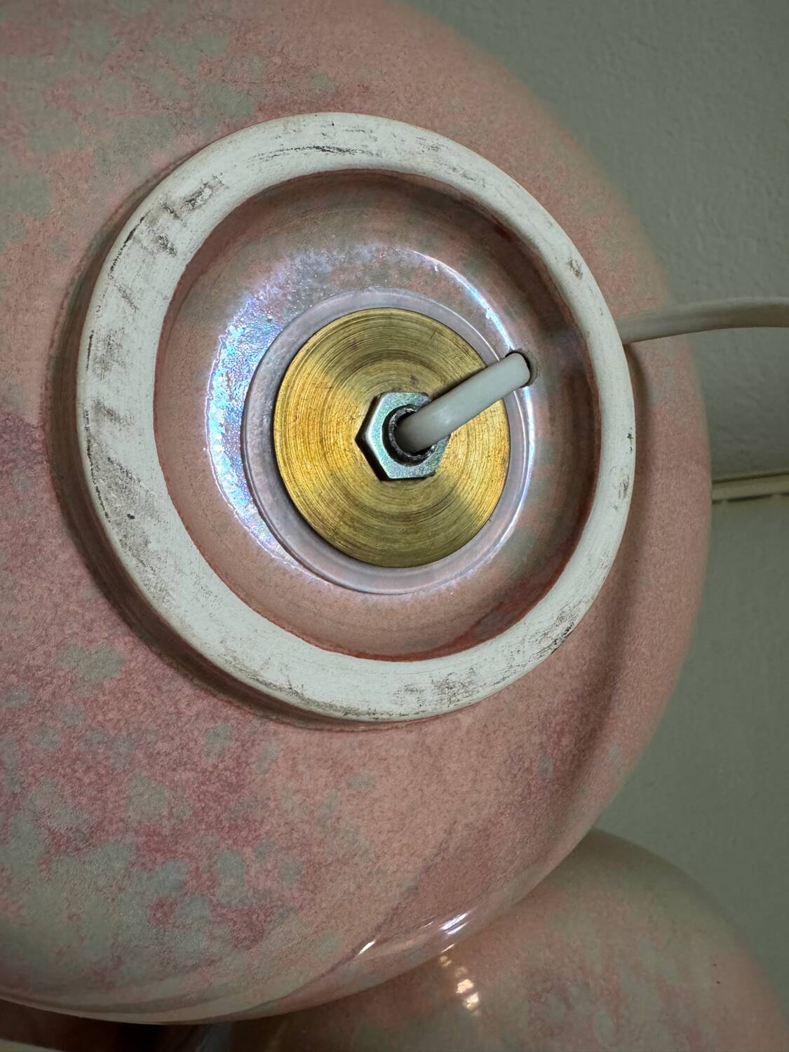 Charolles earthenware lamp from the 80s