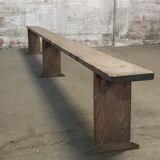 Wooden bench