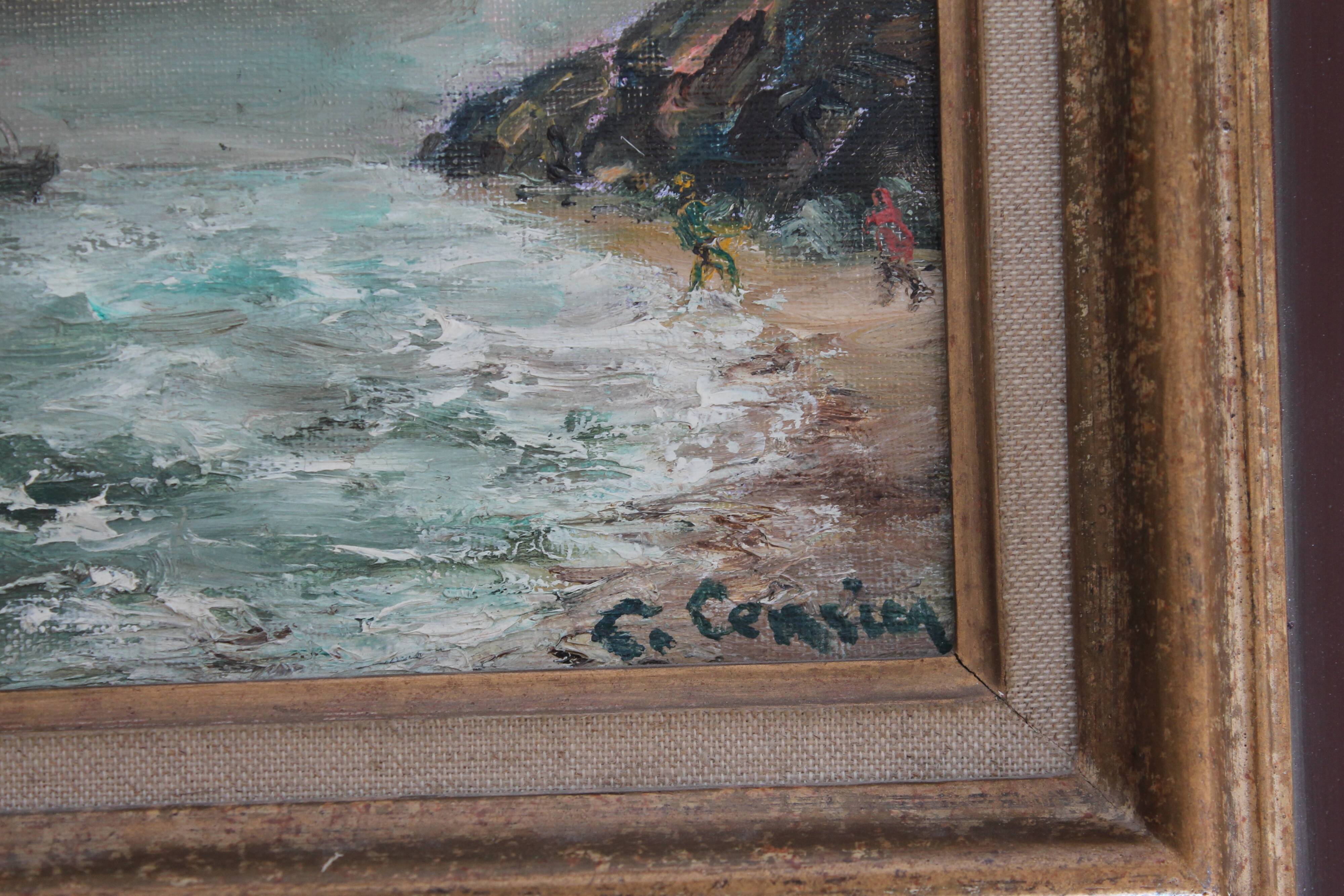 Painting Normandie Marine Constant Censier