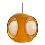 Yellow UFO Space Age suspension attributed to Luigi Colani, 1970s.