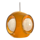Yellow UFO Space Age suspension attributed to Luigi Colani, 1970s.