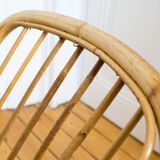 Rocking flesh child rattan