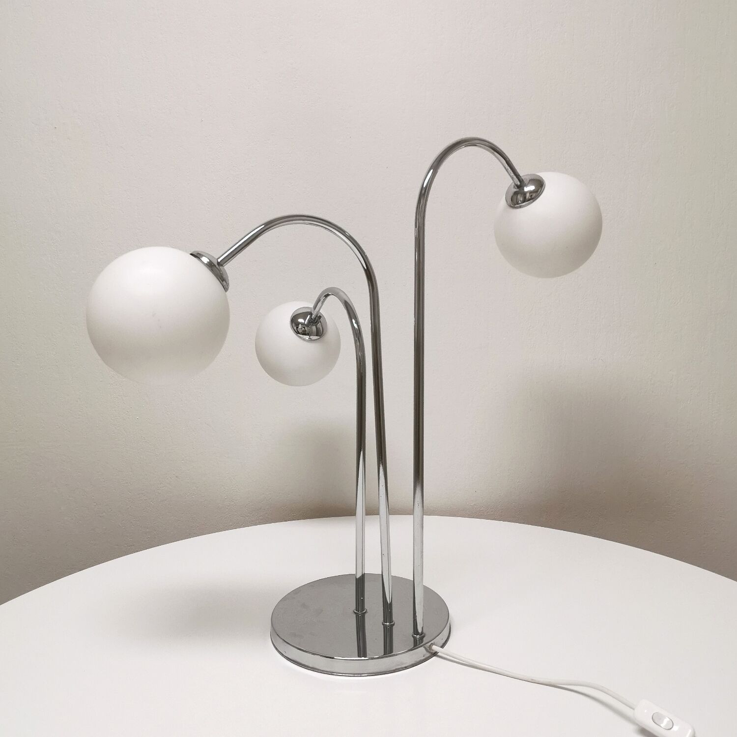 Table lamp 3 globes, 1970