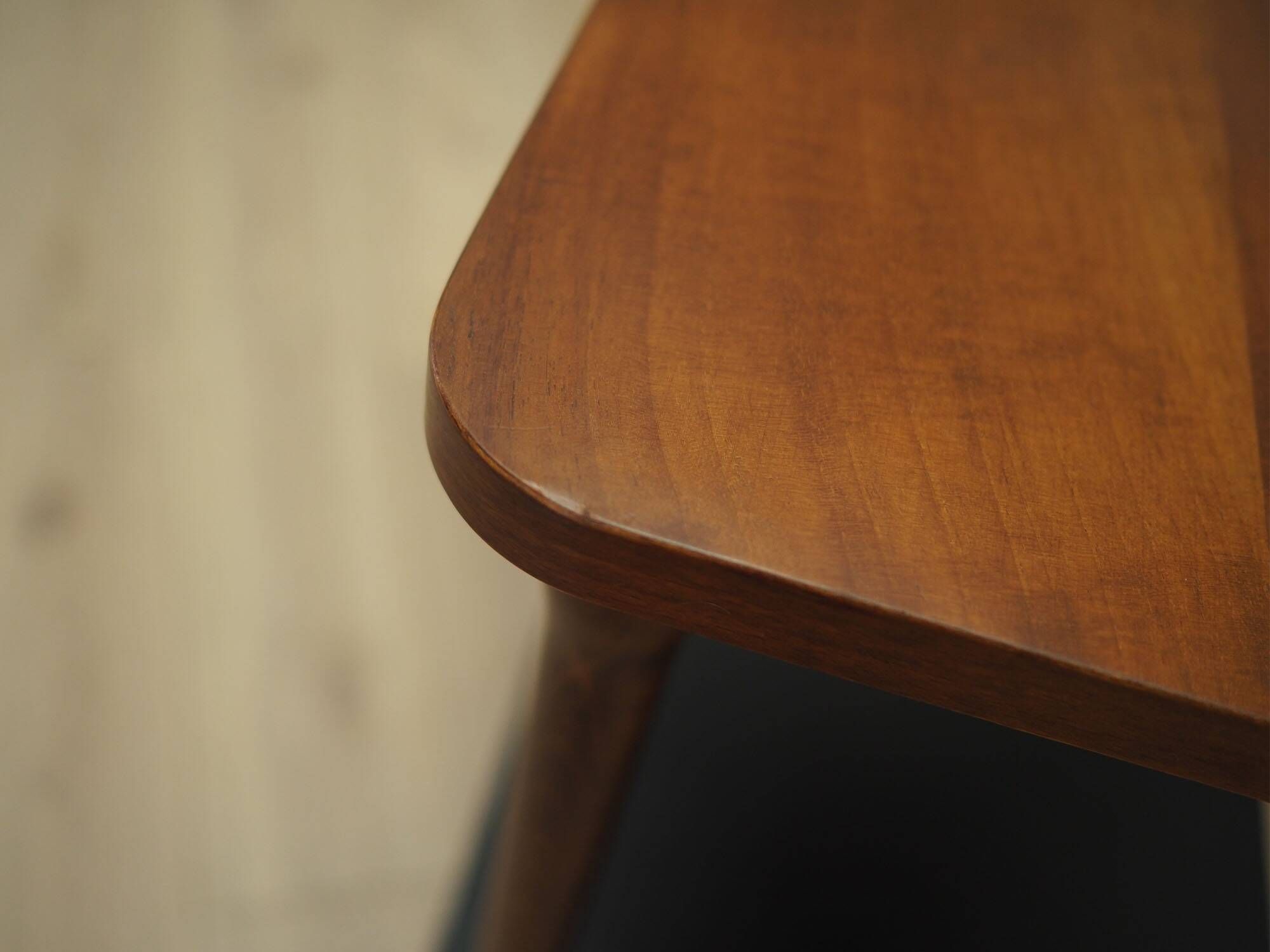 Walnut table, Italian design, 1960s, manufacture: Italy