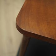 Walnut table, Italian design, 1960s, manufacture: Italy