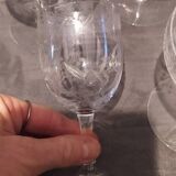 Service verres et carafe à eau cristal Baccarat mimosa