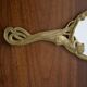 Brass hand "nymph" mirror