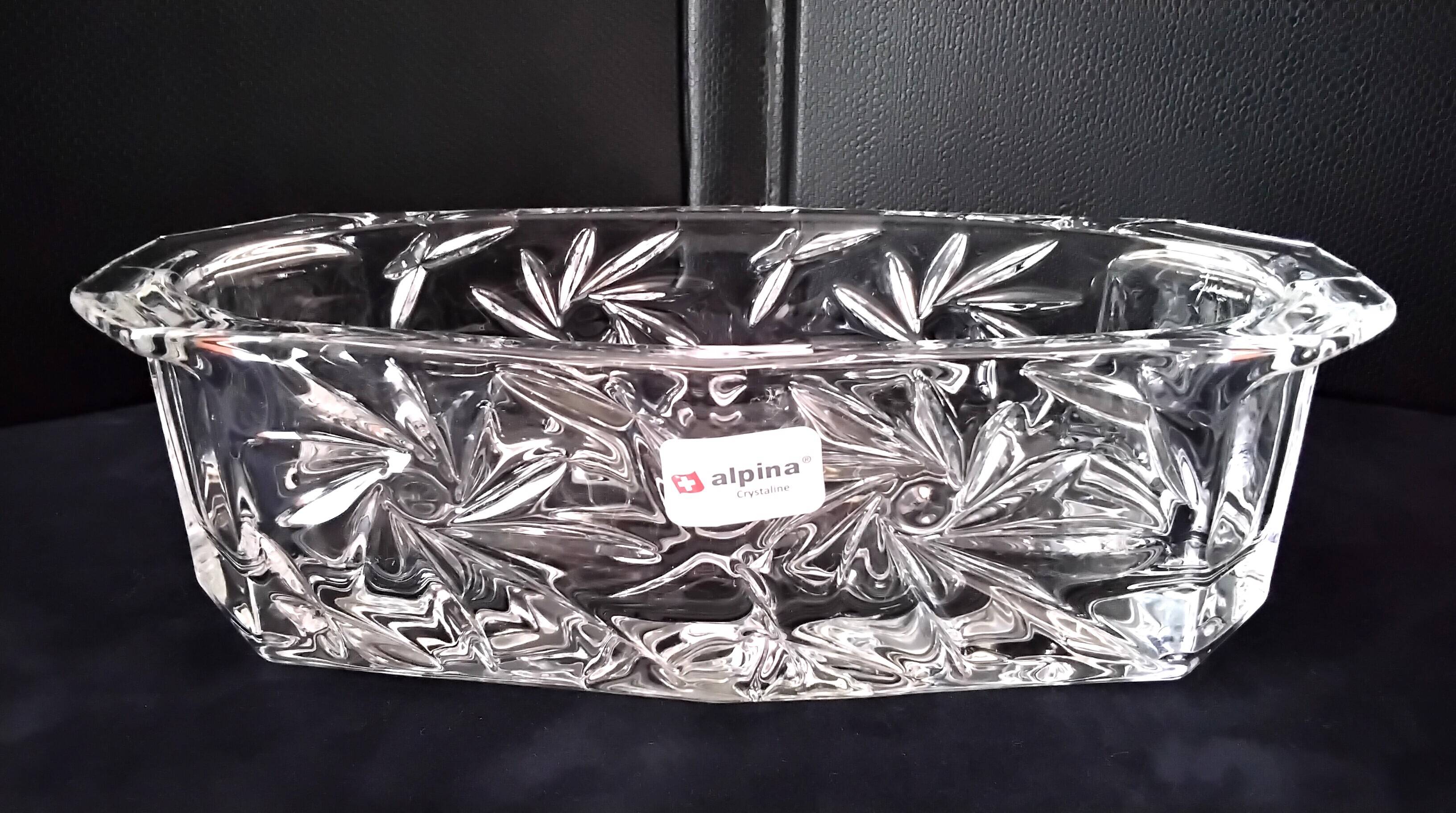 Jardinière, crystal centrepiece Alpina.