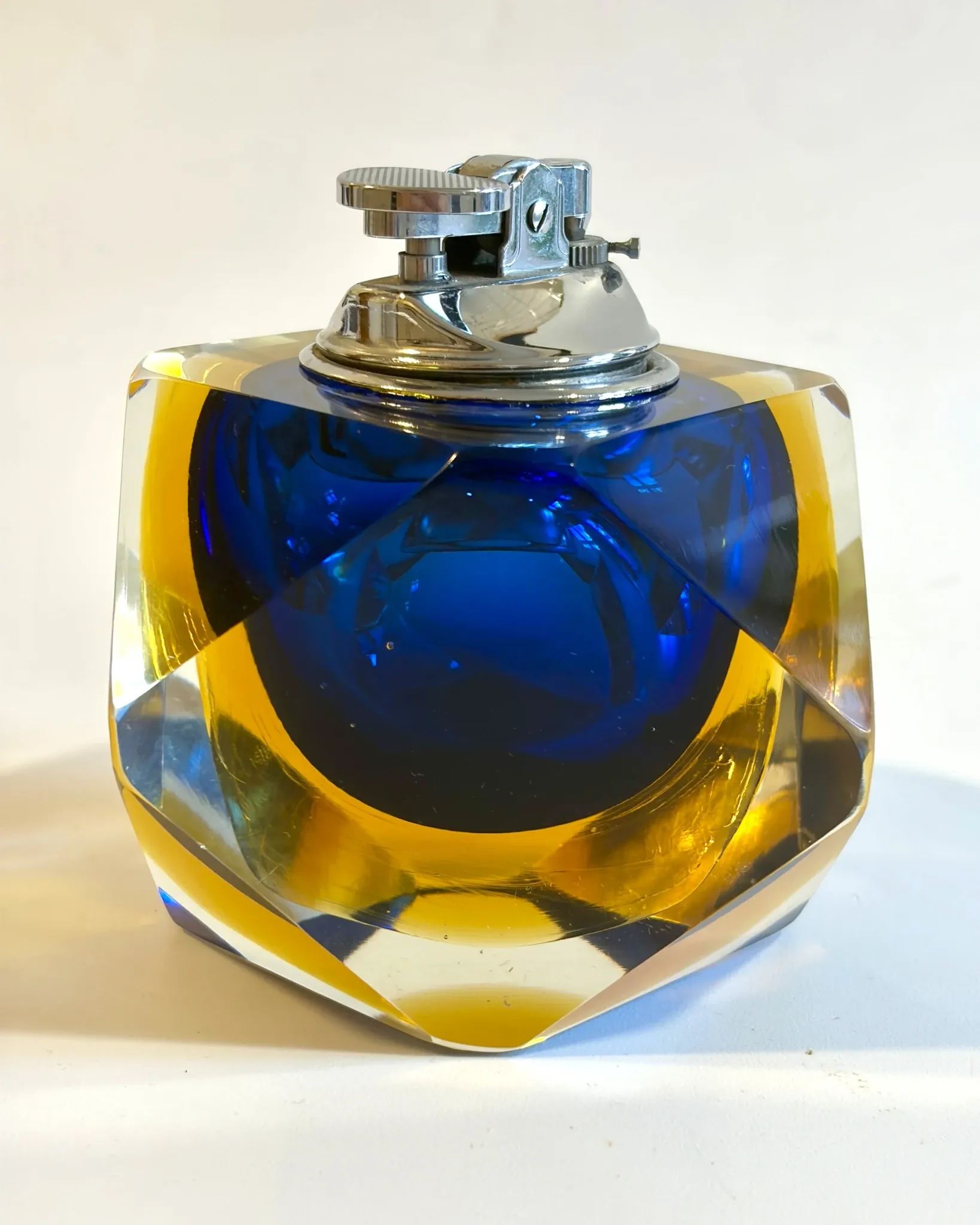 Vintage Murano Sommerso Table Lighter