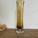 Vase verre soufflé ambre