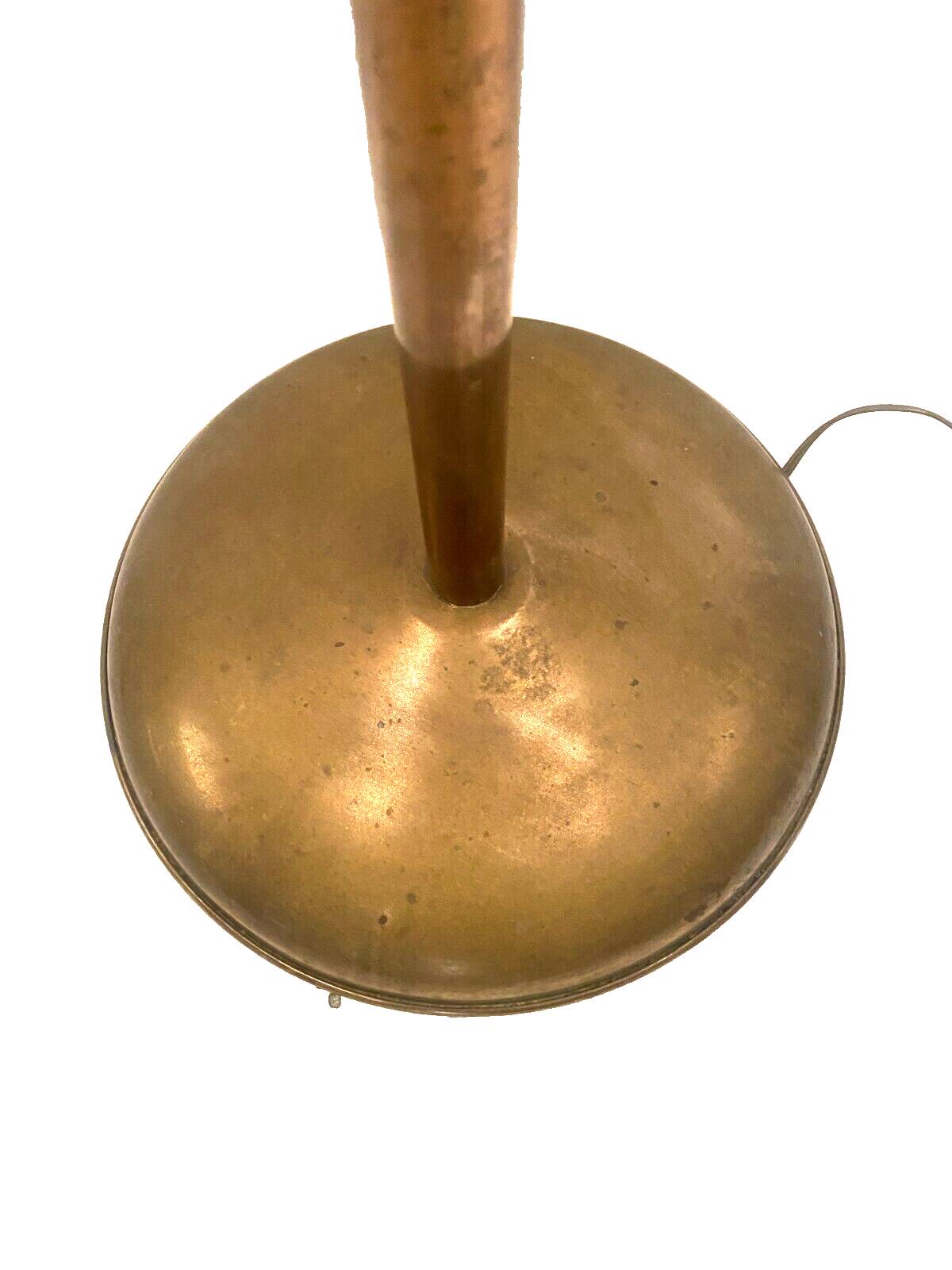 AMBA brand Art Deco floor lamp in 20th century brass