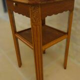 Small art deco style piece of furniture with one drawer and one shelf