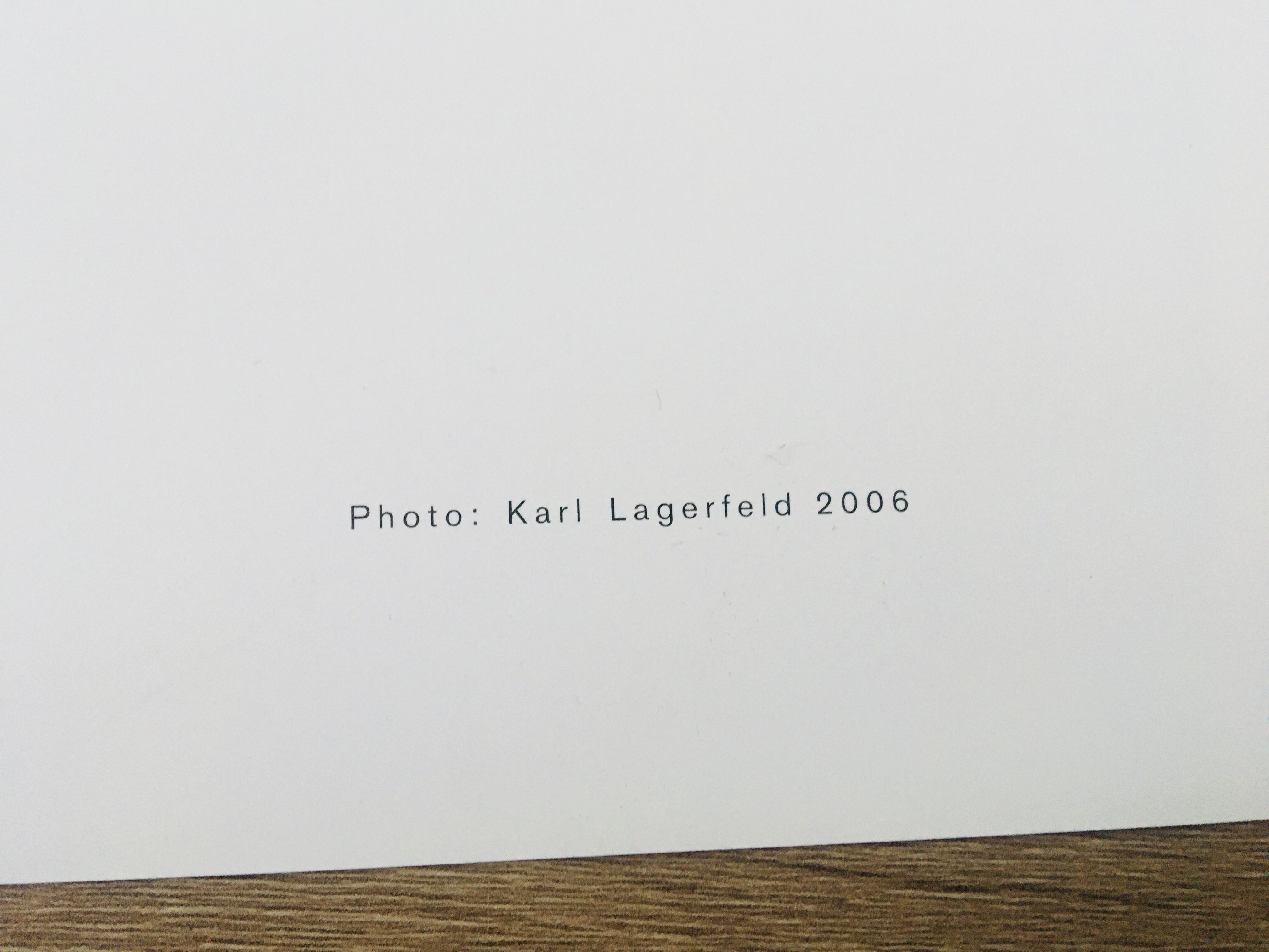 Photography by Karl Lagerfeld, Haute Couture Collection 2006
