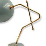 Light blue table lamp, France 1960s