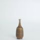 Petits Vases Mid-Century Scandinaves Modernes de Collection en Grès Marron par Gunnar Borg, Set de 4
