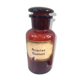 Apothecary bottle, collection pharmacy, amber thick glass