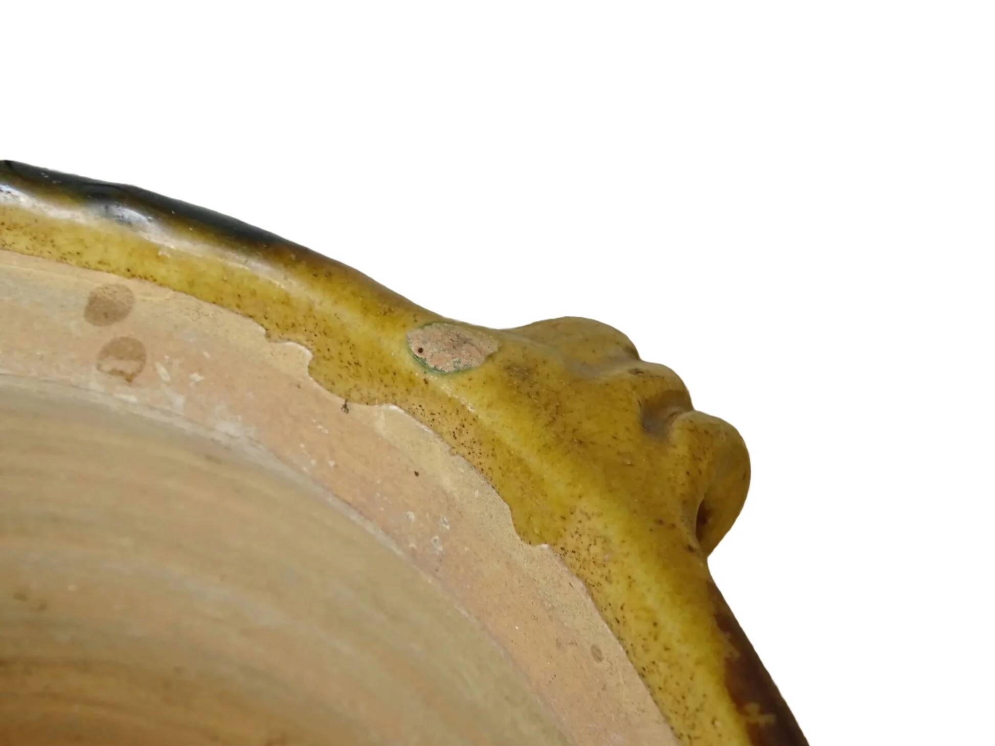 Jardinière antique française en terre cuite de Castelnaudary