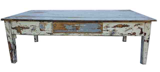 Old workshop table
