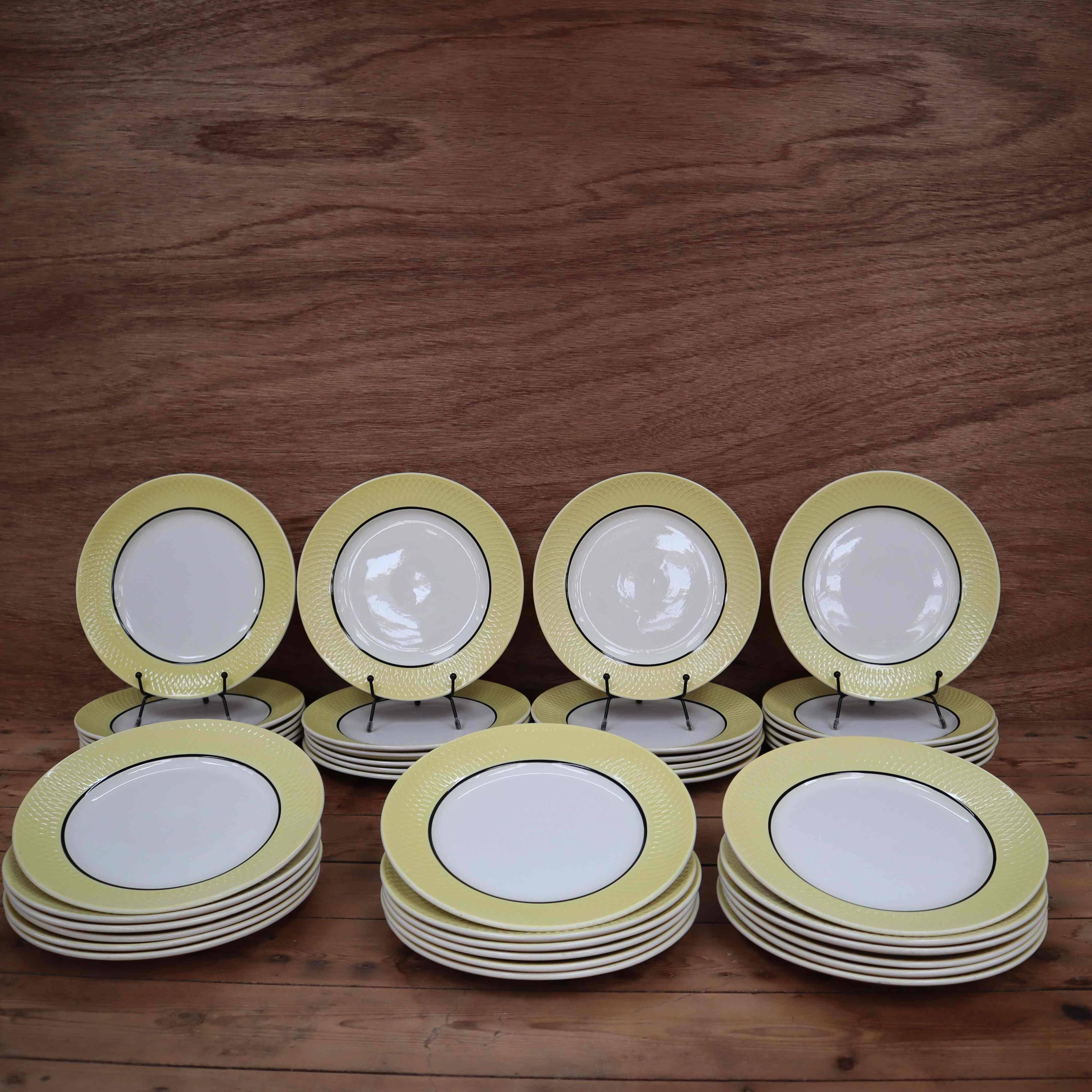 Set of 6 “Orchies Moulin des Loups” Dinner Plates