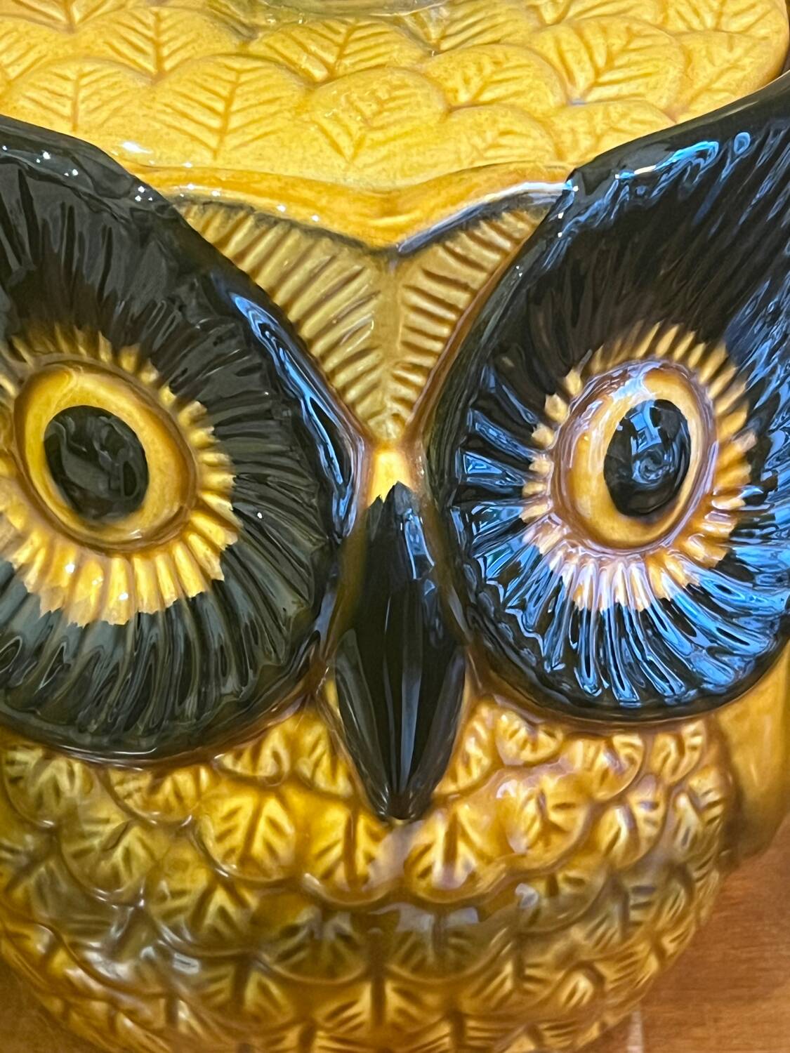 Owl 1970 / slipware box