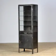 Cabinet de médecine en fer poli, années 1950
