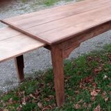 Oak and chestnut farm table