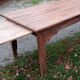Oak and chestnut farm table