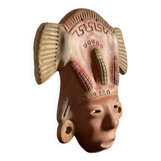 MASK Terracotta Reproduction AUT INAH MEXICO