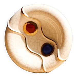 Cendrier en faience de - longwy