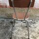Old chair kitchen formica brown