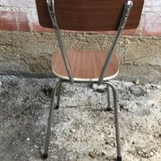 Old chair kitchen formica brown