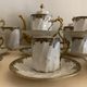 Limoges porcelain coffee service - Chabrol and Poirier - Bac and Périgault - Early twentieth century