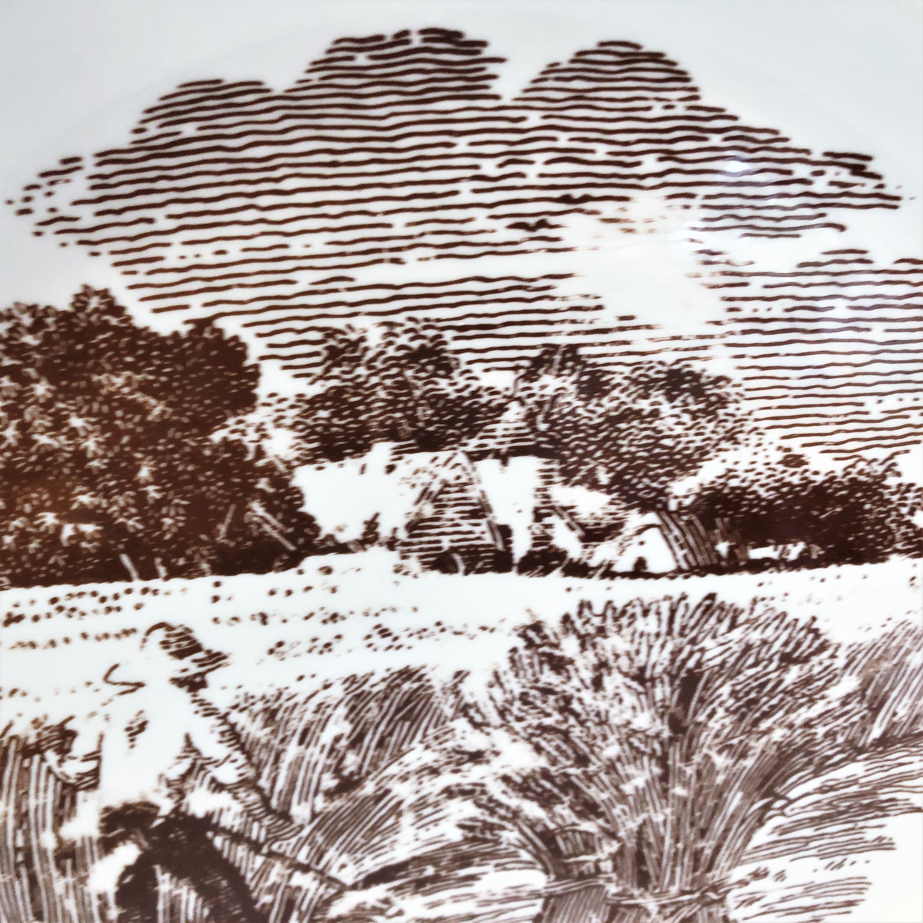 Porcelain dish pillivuyt limited edition 29.5 cm